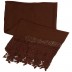 Designer Net Stole- Brown